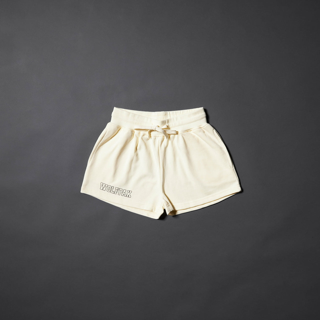 Women's Varsity Shorts Cream