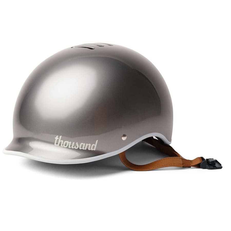 Thousand Polished Titanium Bike Helmet