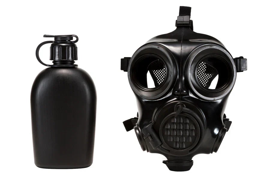 MIRA Safety CM-7M Military Police CBRN Gas Mask w Canteen 40mm