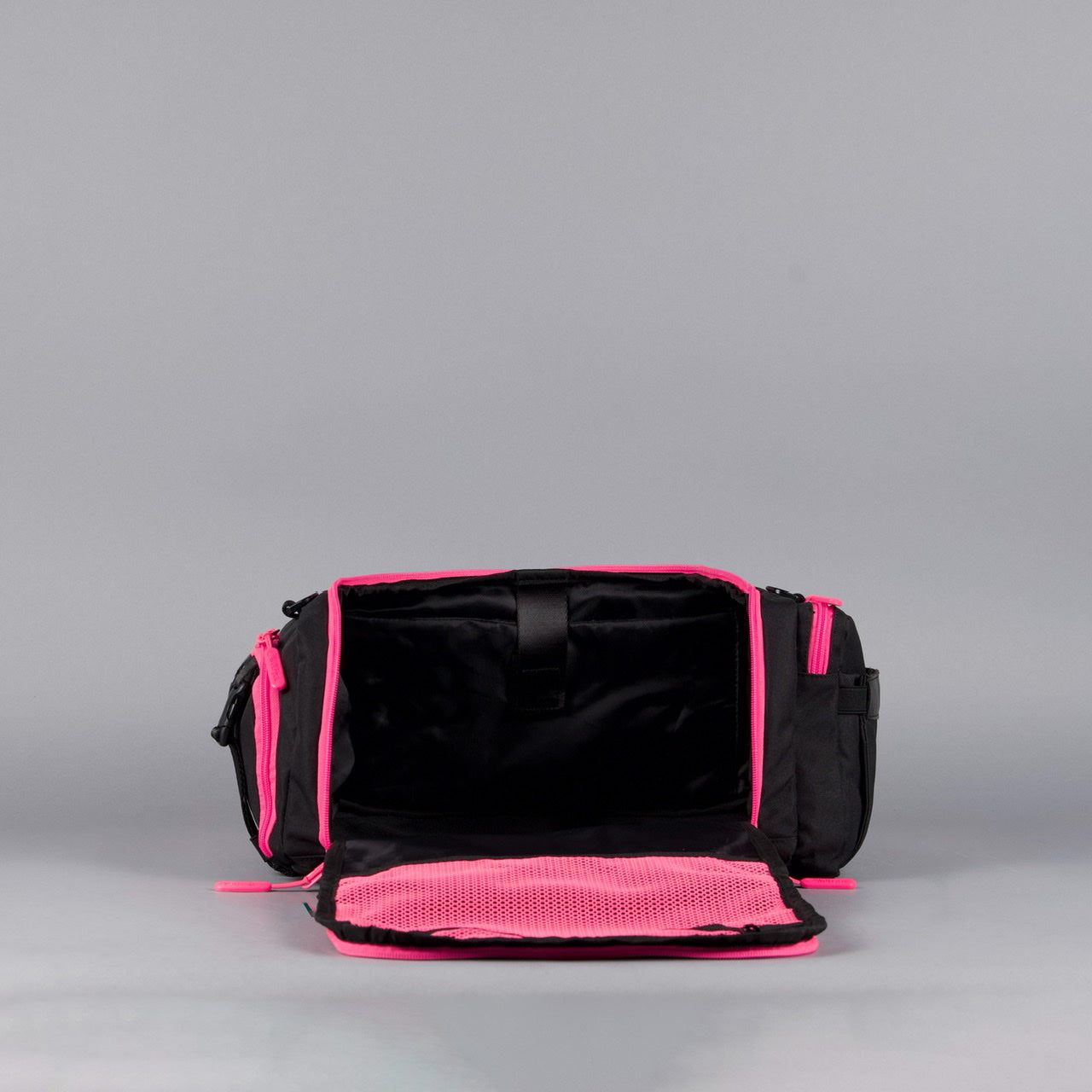 20L Mini Duffle Bag Black Neon Pink