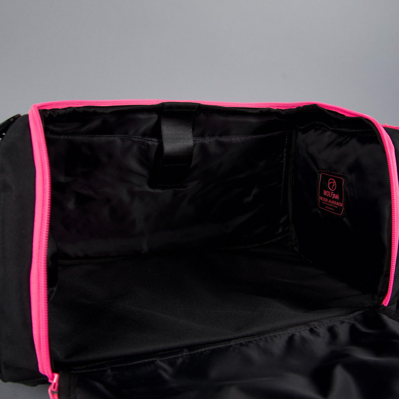 20L Mini Duffle Bag Black Neon Pink