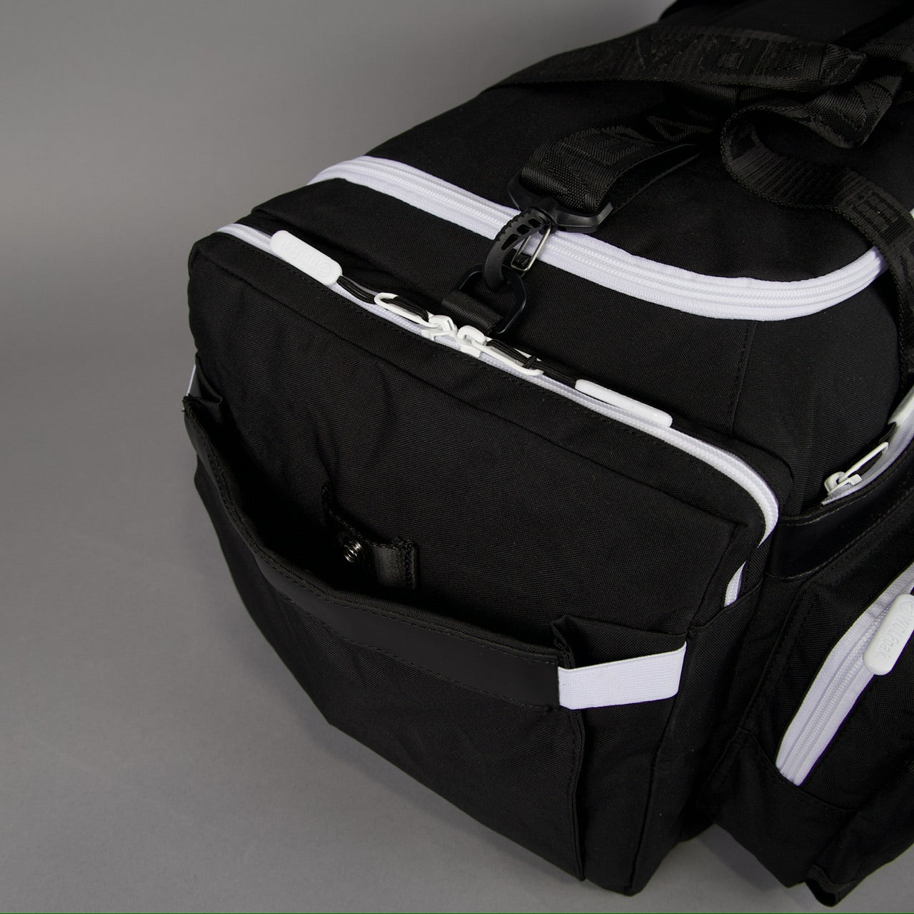 40L Ultimate Duffle Bag Alpha Black White Accents