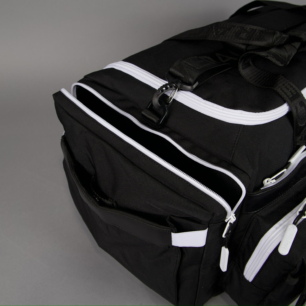 40L Ultimate Duffle Bag Alpha Black White Accents