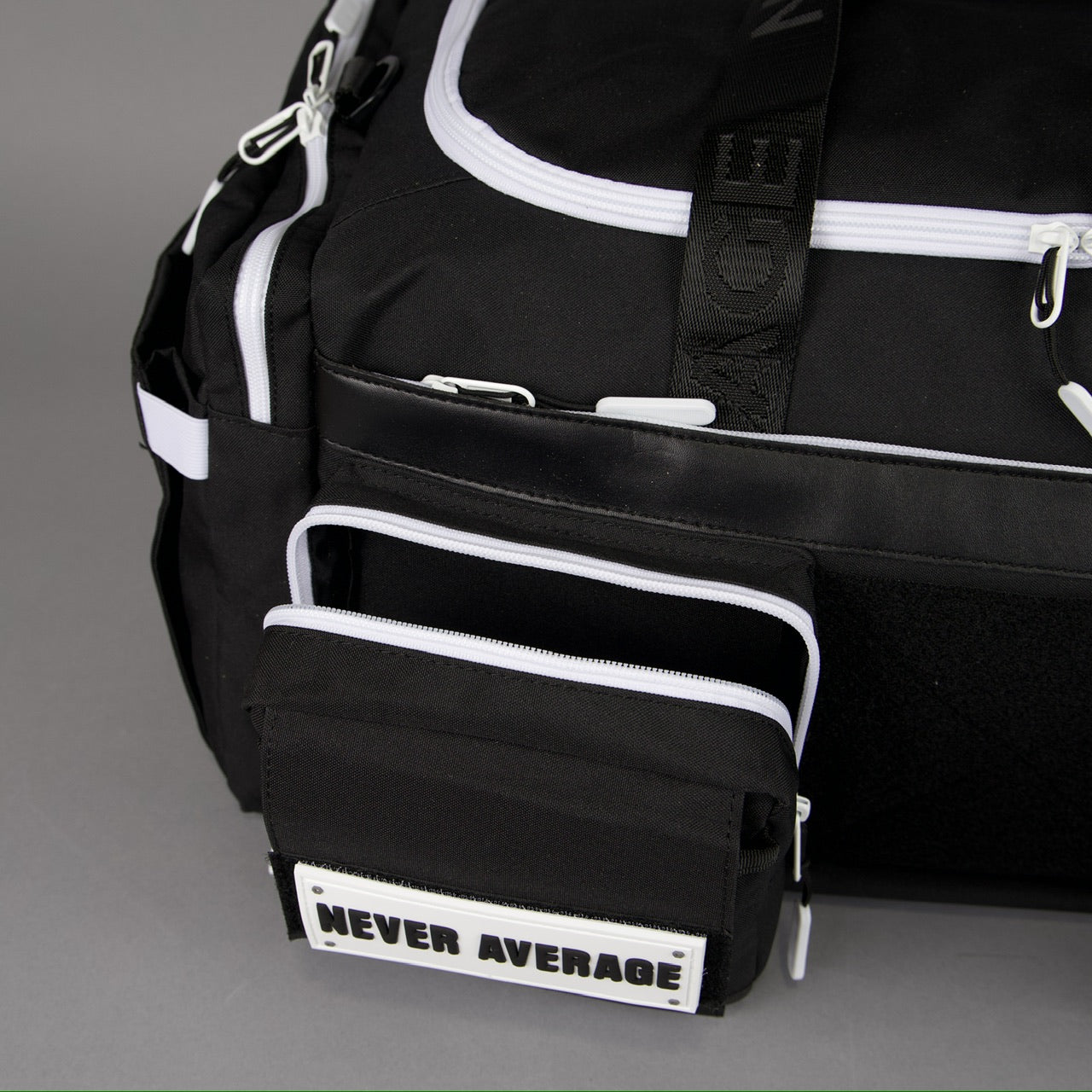 40L Ultimate Duffle Bag Alpha Black White Accents