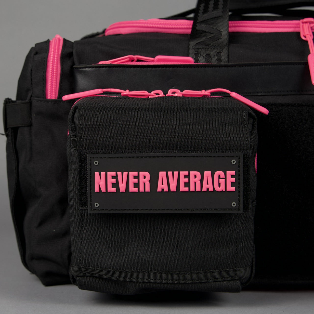 40L Ultimate Duffle Bag Black Neon Pink