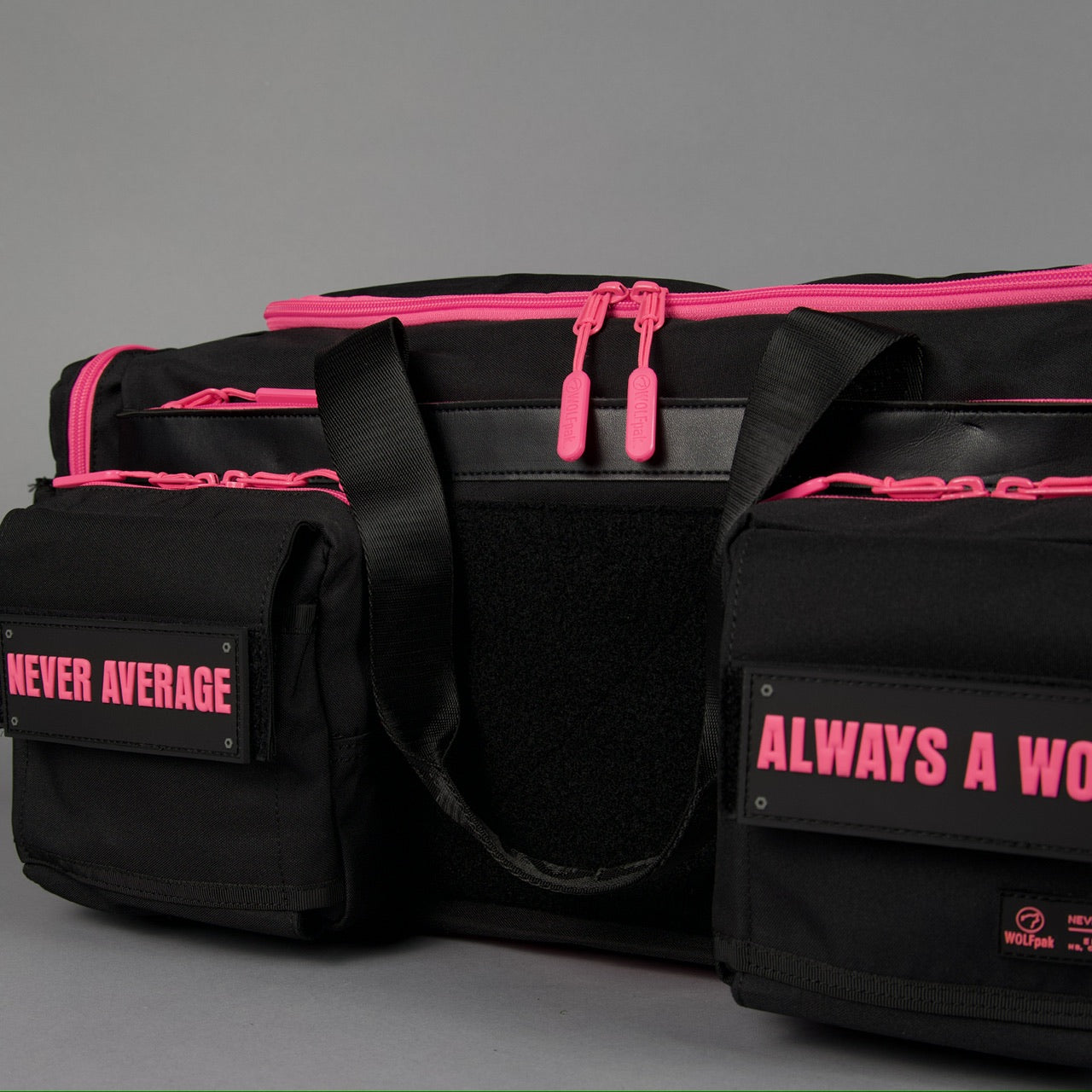 40L Ultimate Duffle Bag Black Neon Pink