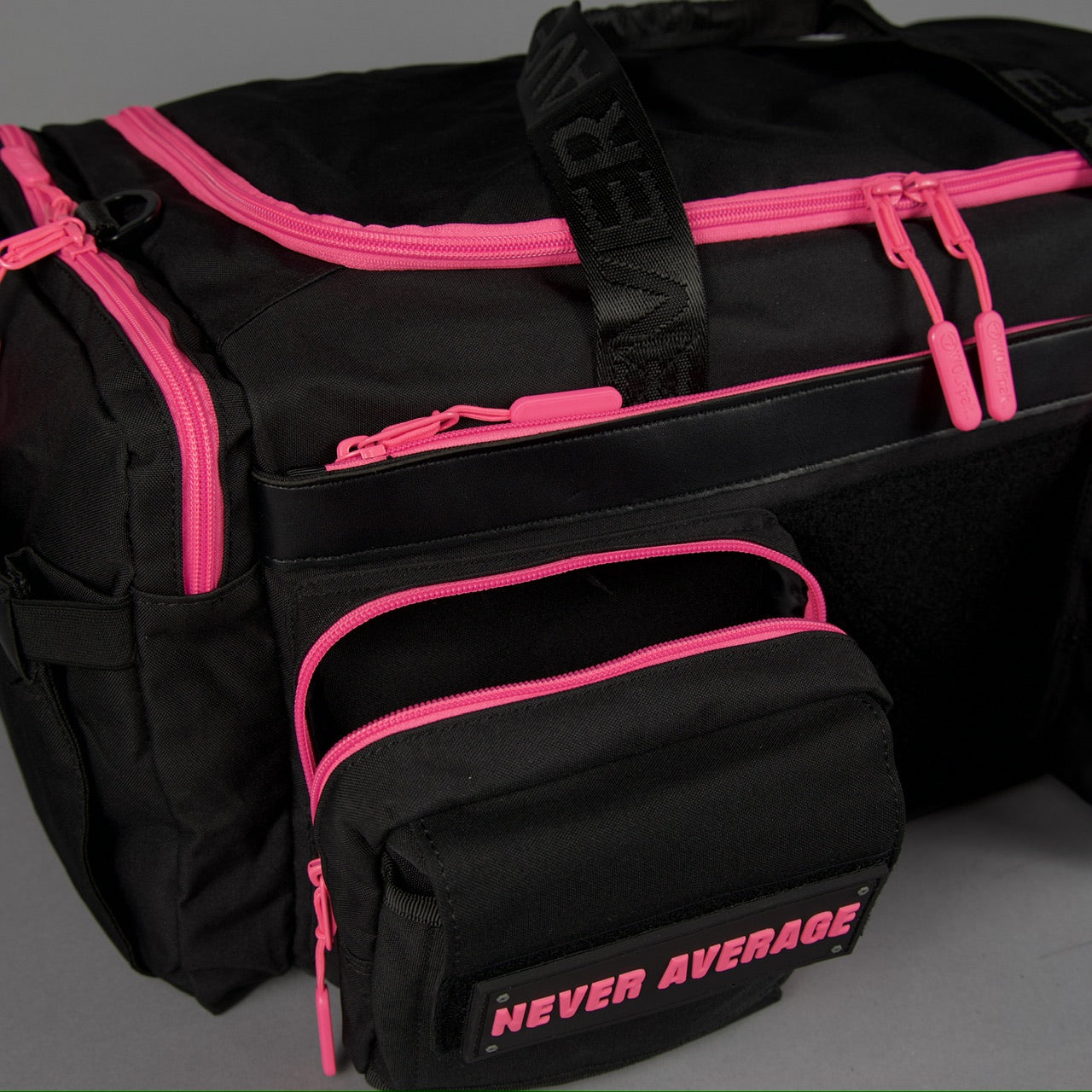 40L Ultimate Duffle Bag Black Neon Pink