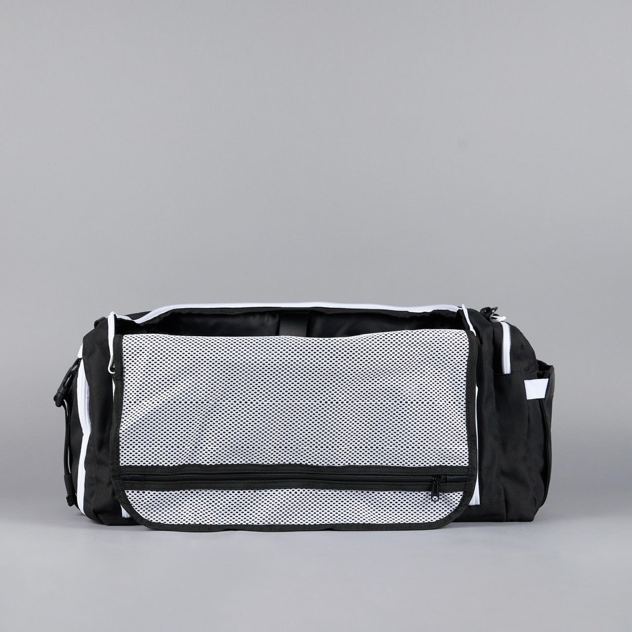 40L Ultimate Duffle Bag Alpha Black White Accents