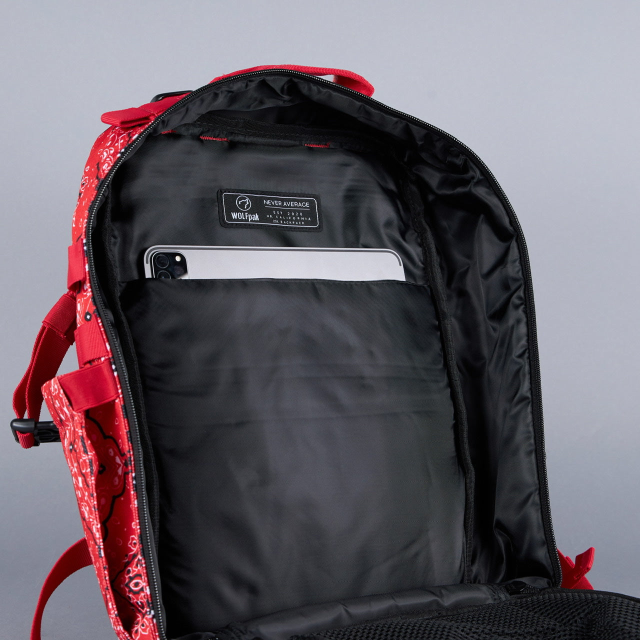 25L Backpack Red Bandana