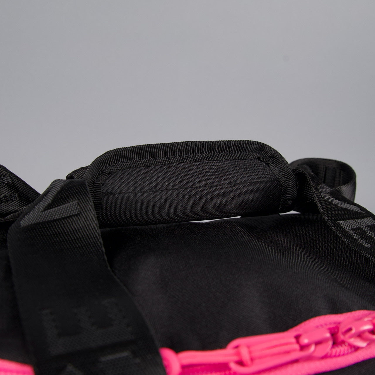 20L Mini Duffle Bag Black Neon Pink