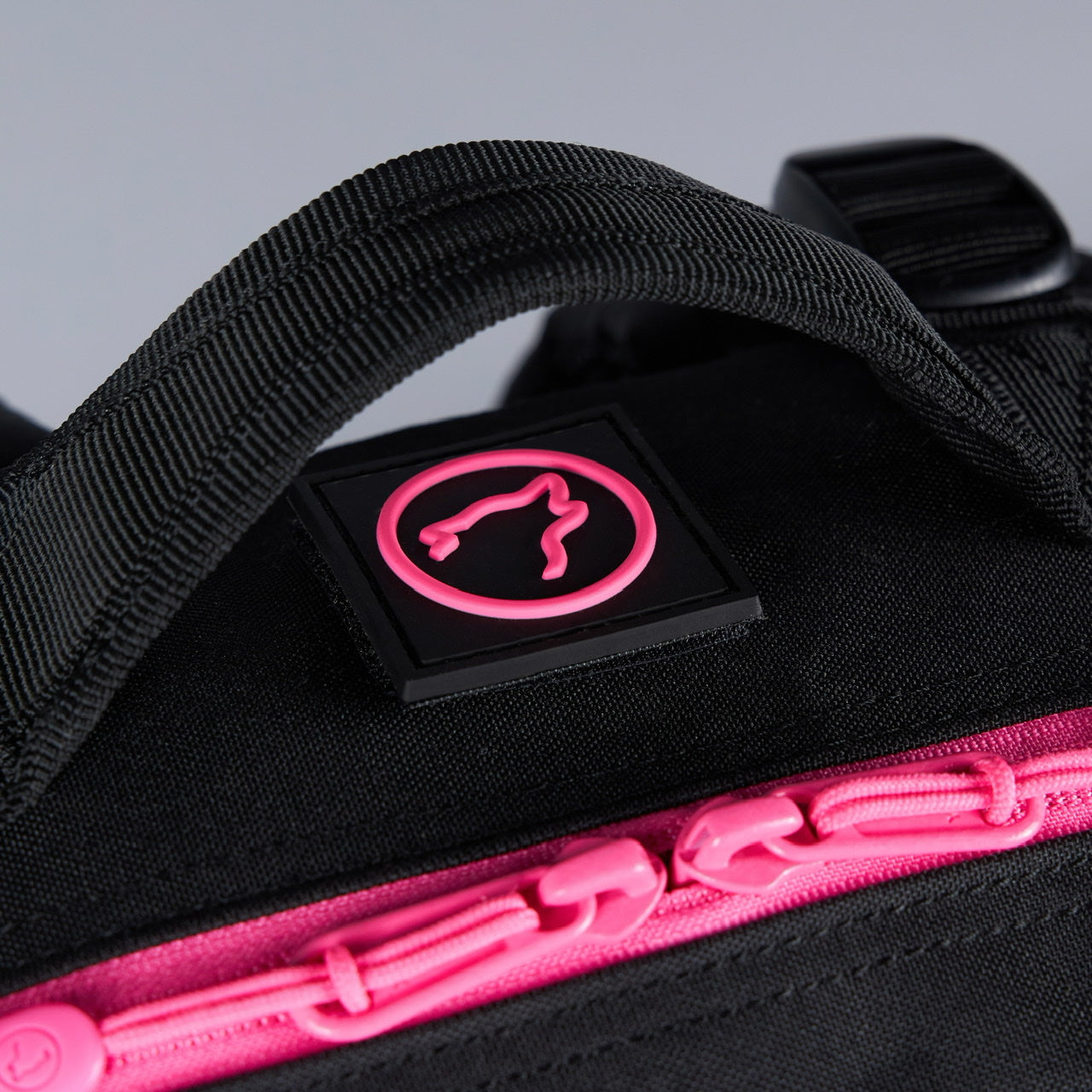 15L Backpack Black Neon Pink