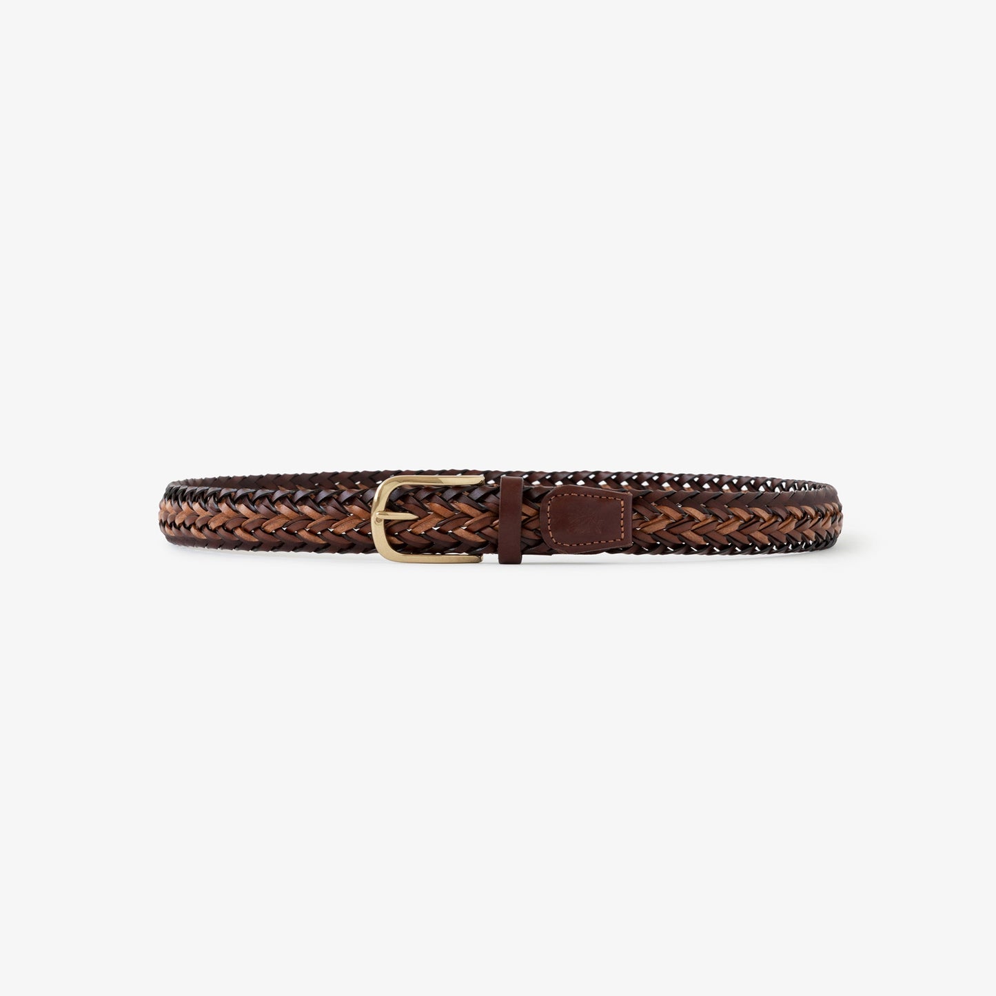 Multi-Color Braided Leather Belt