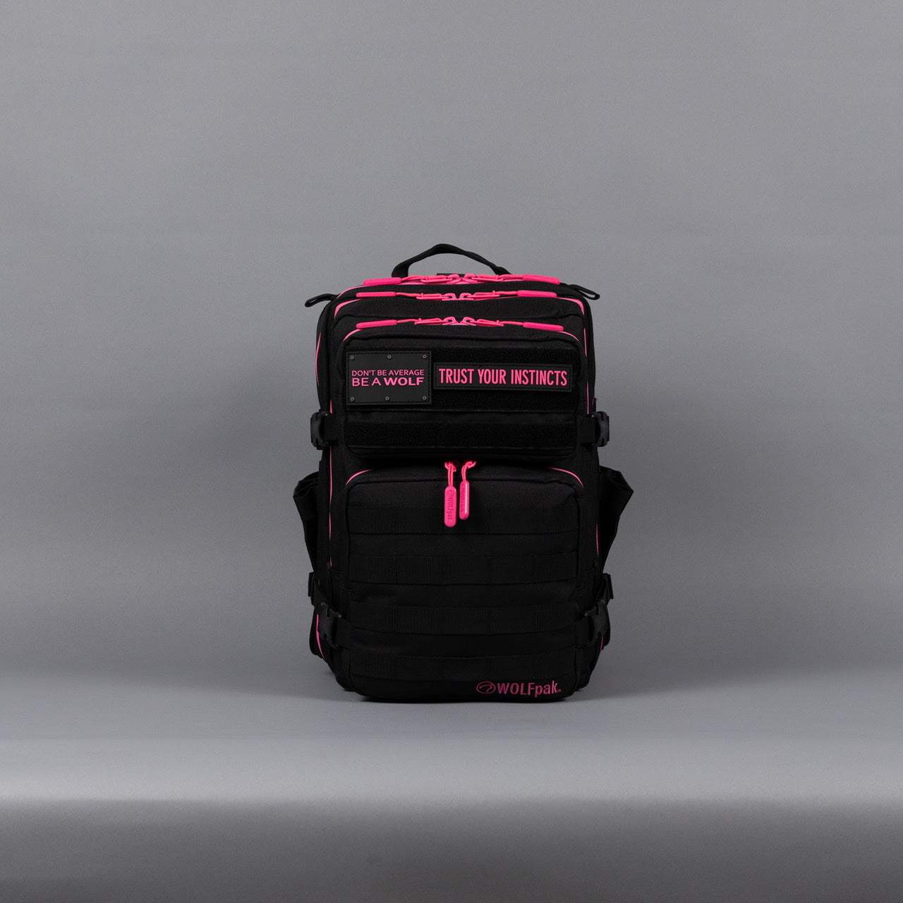 25L Backpack Black Neon Pink