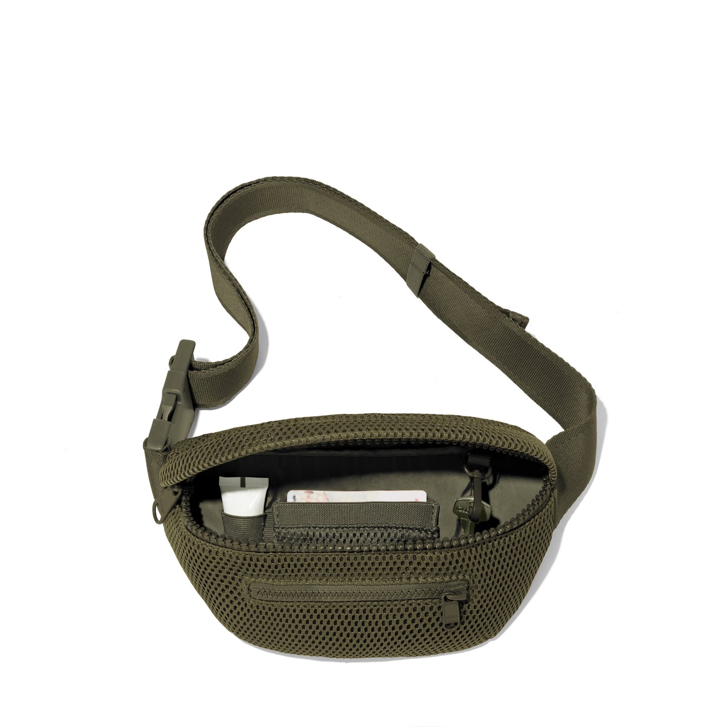 Ace Fanny Pack in Dark Moss Air Mesh