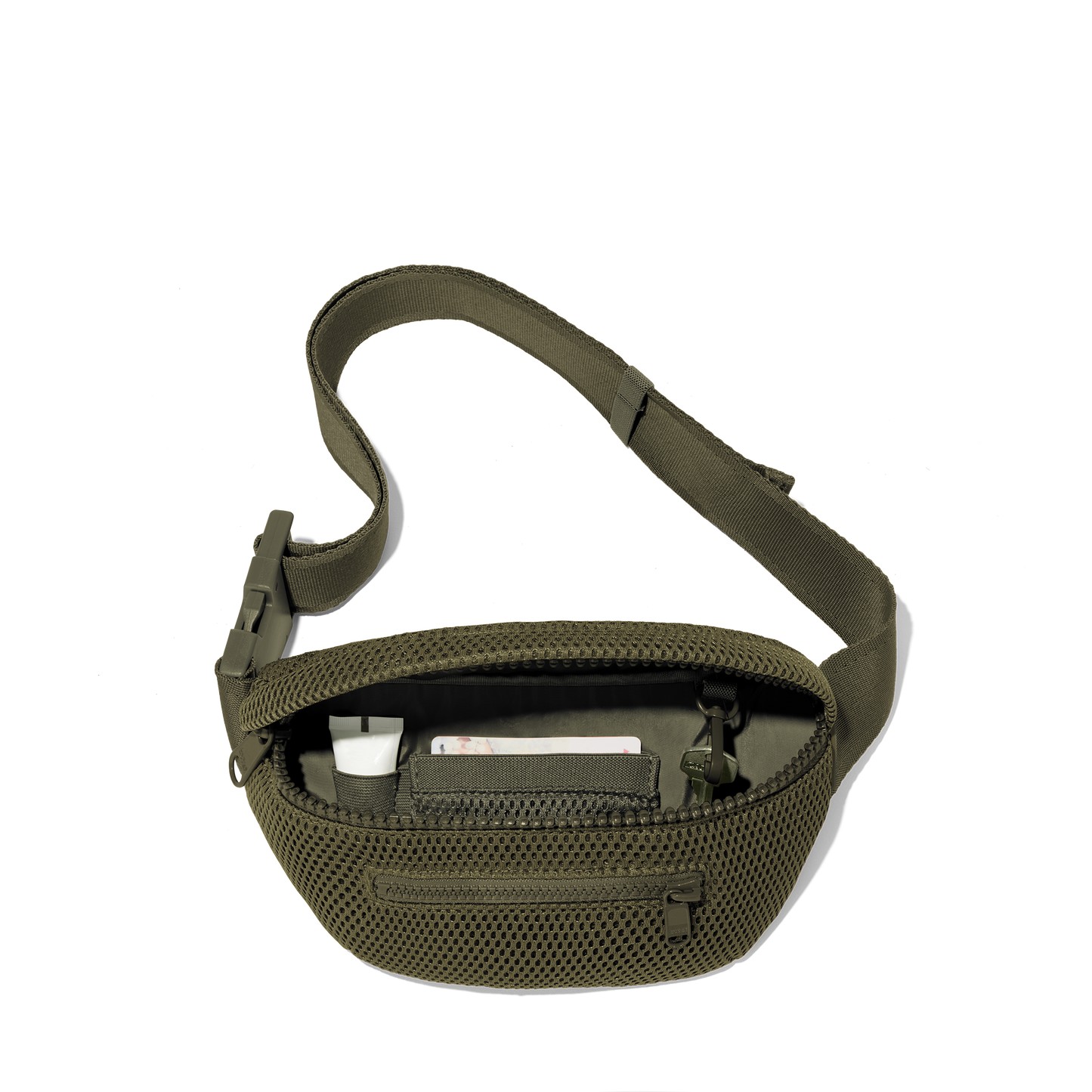 Ace Fanny Pack in Dark Moss Air Mesh