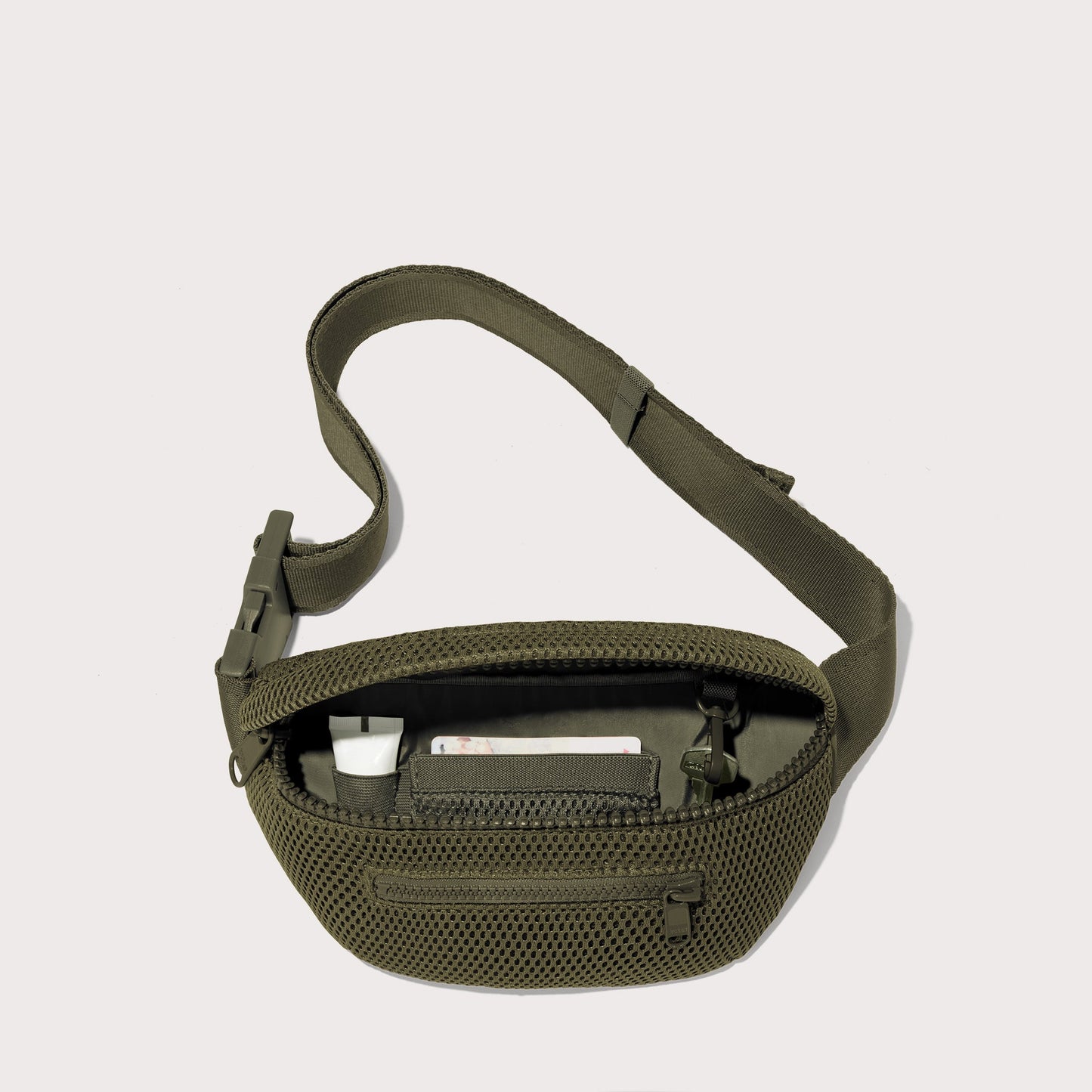 Ace Fanny Pack in Dark Moss Air Mesh