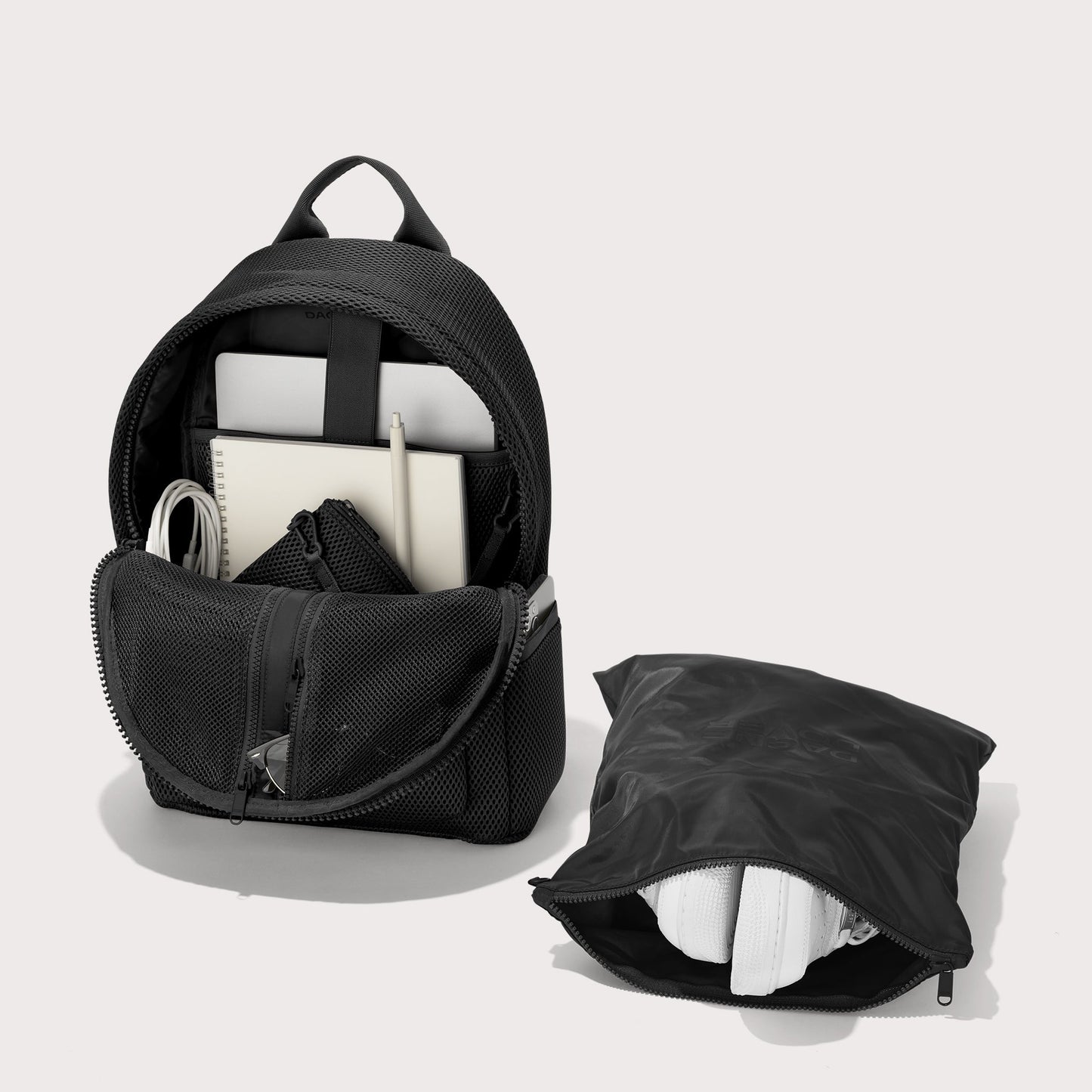 Dakota Backpack in Onyx Air Mesh, Medium