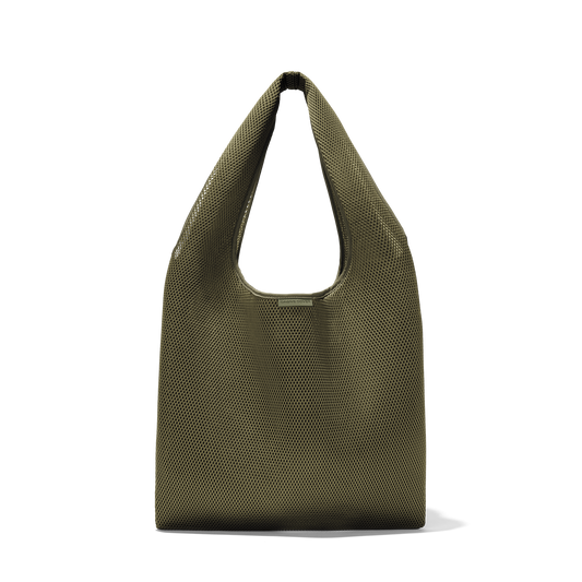 Dash Grocery Tote in Dark Moss Air Mesh