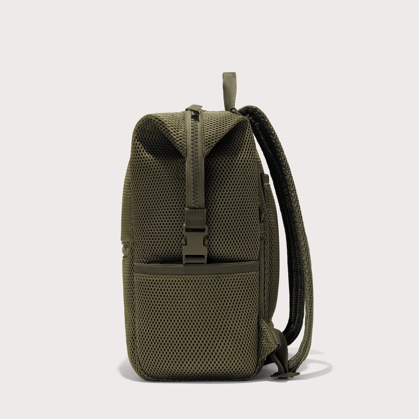 Indi Diaper Backpack in Dark Moss Air Mesh, Large