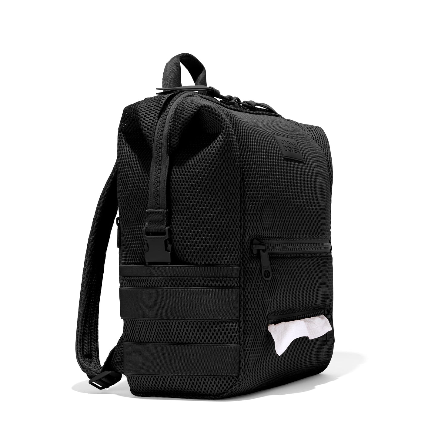 Indi Diaper Backpack in Onyx Air Mesh, Large