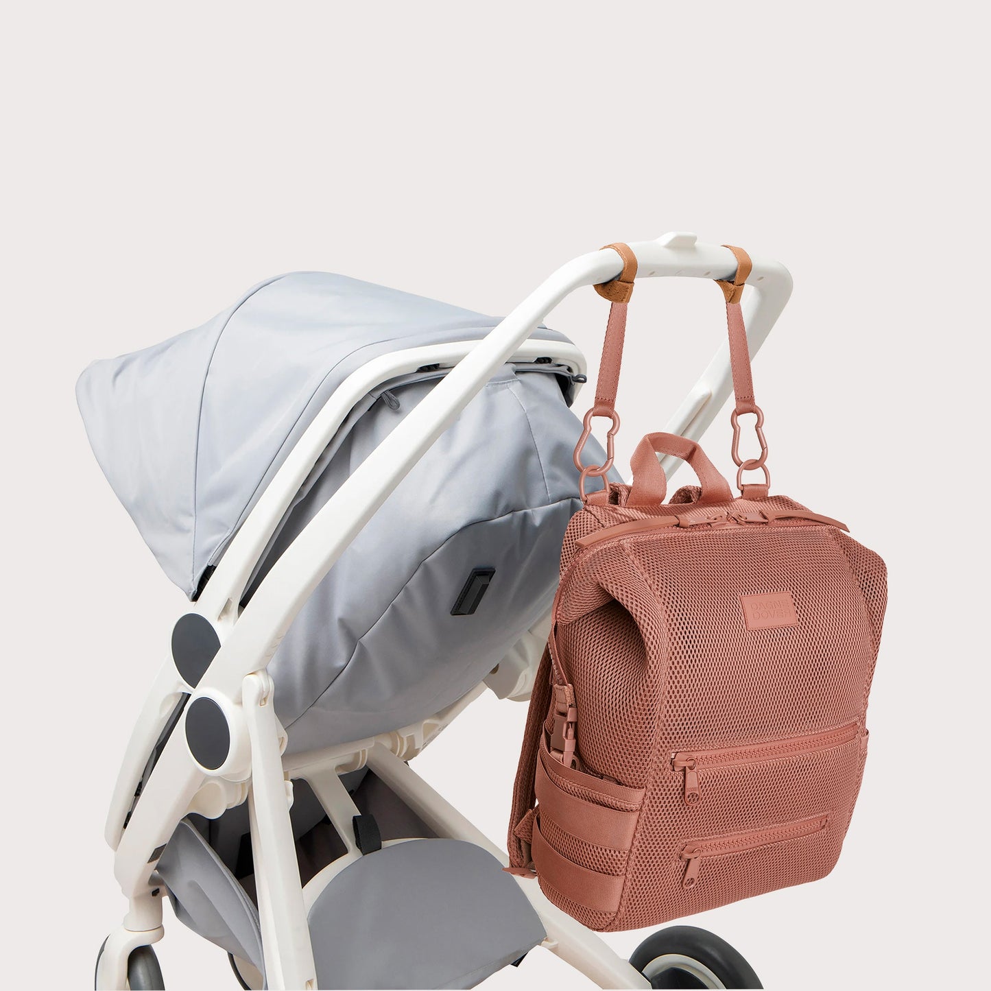 Indi Diaper Backpack in Warm Dust Air Mesh, Large