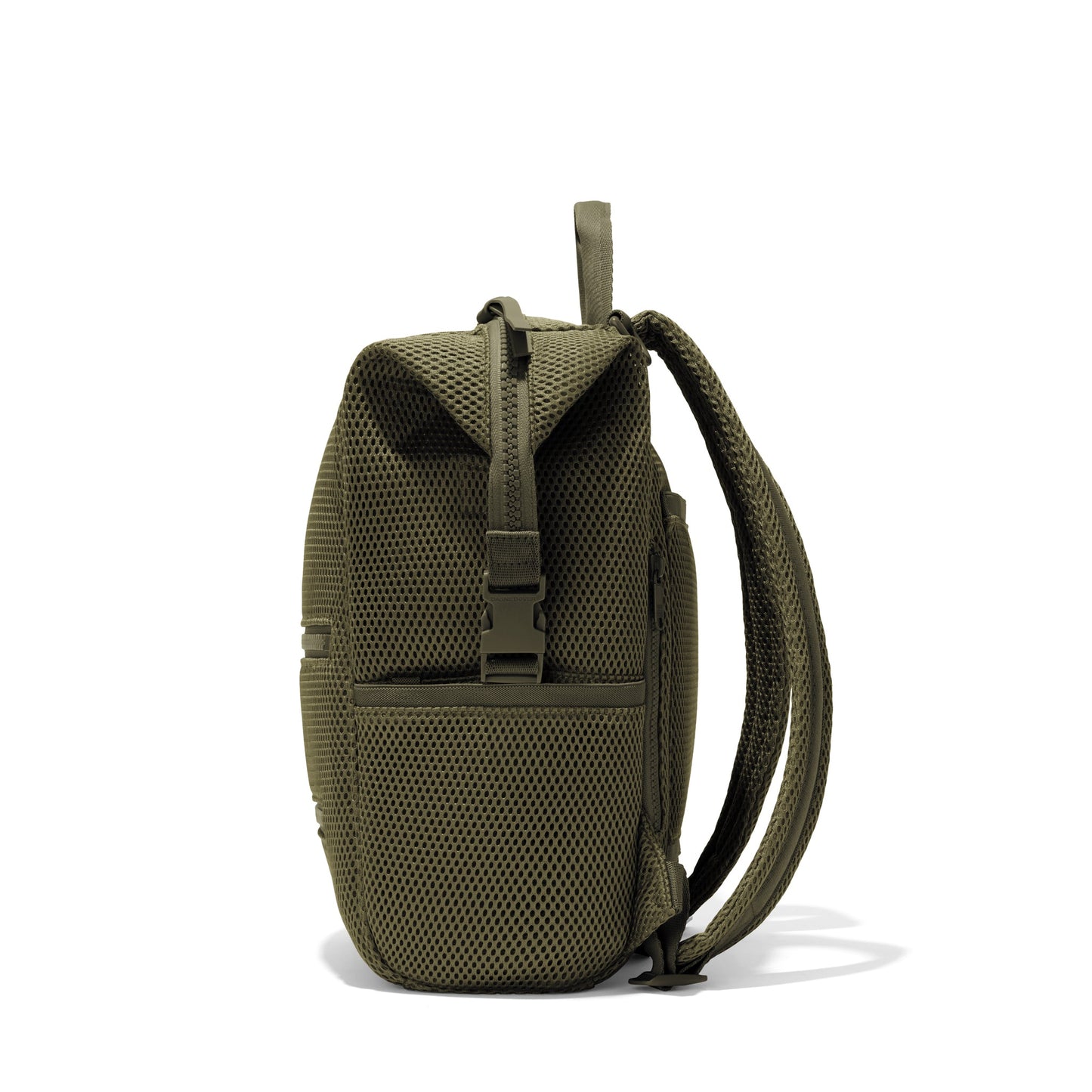 Indi Diaper Backpack in Dark Moss Air Mesh, Medium