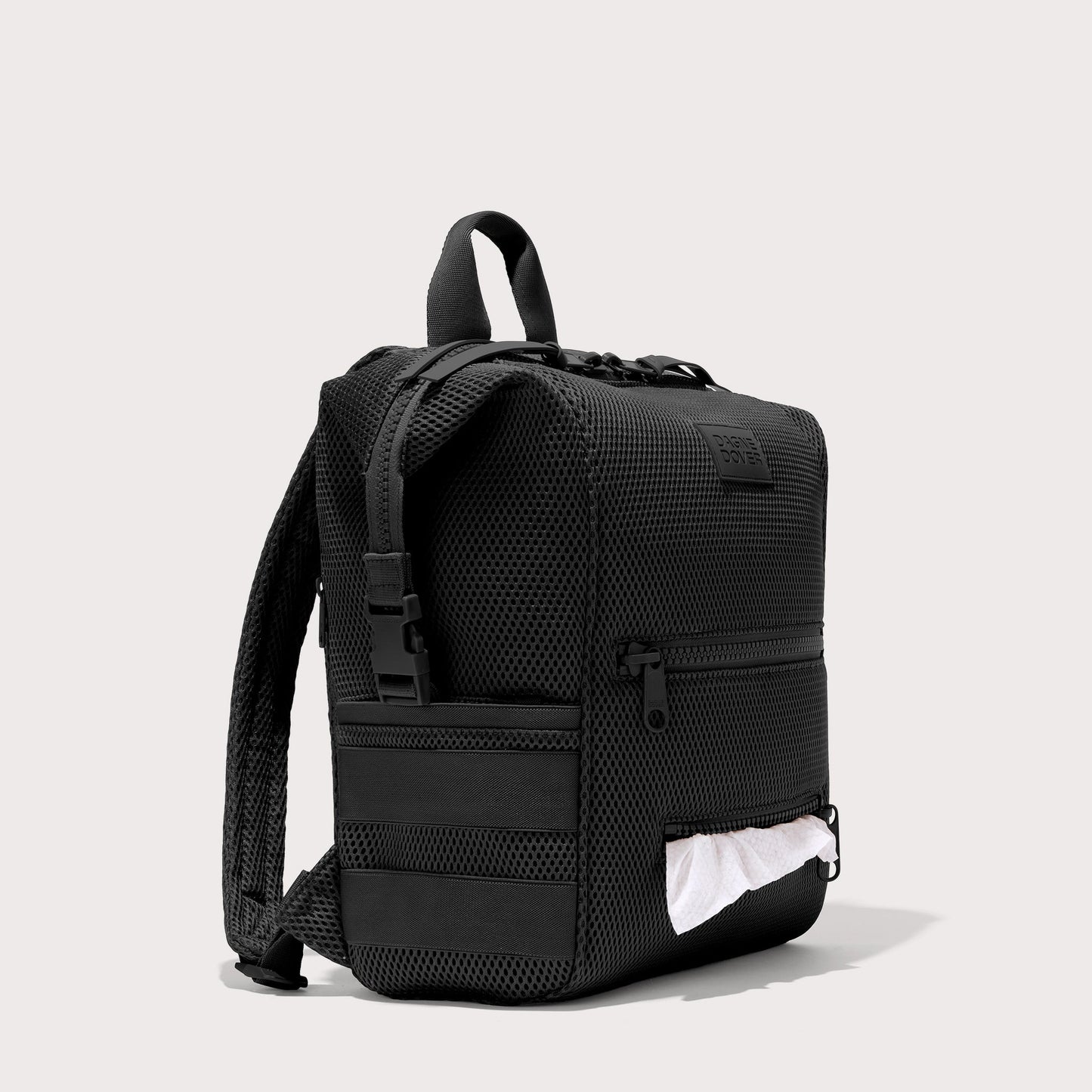 Indi Diaper Backpack in Onyx Air Mesh, Medium