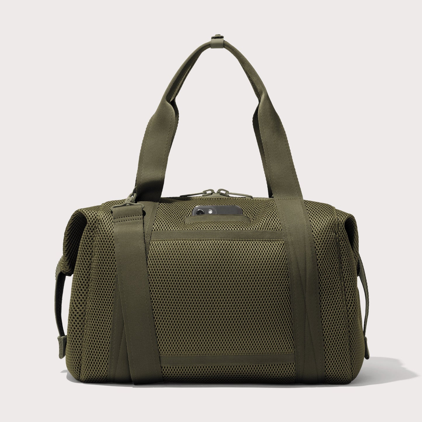 Landon Carryall in Dark Moss Air Mesh, Large