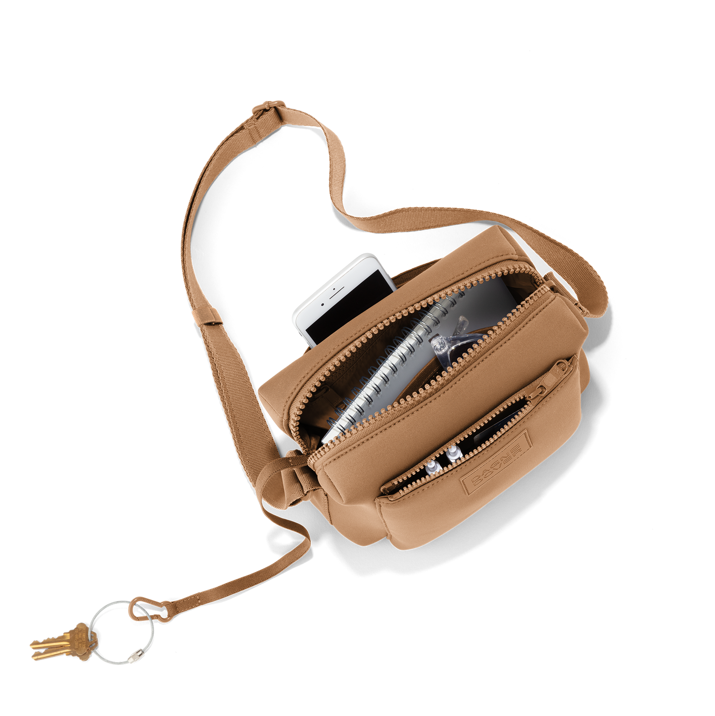 Micah Crossbody in Camel