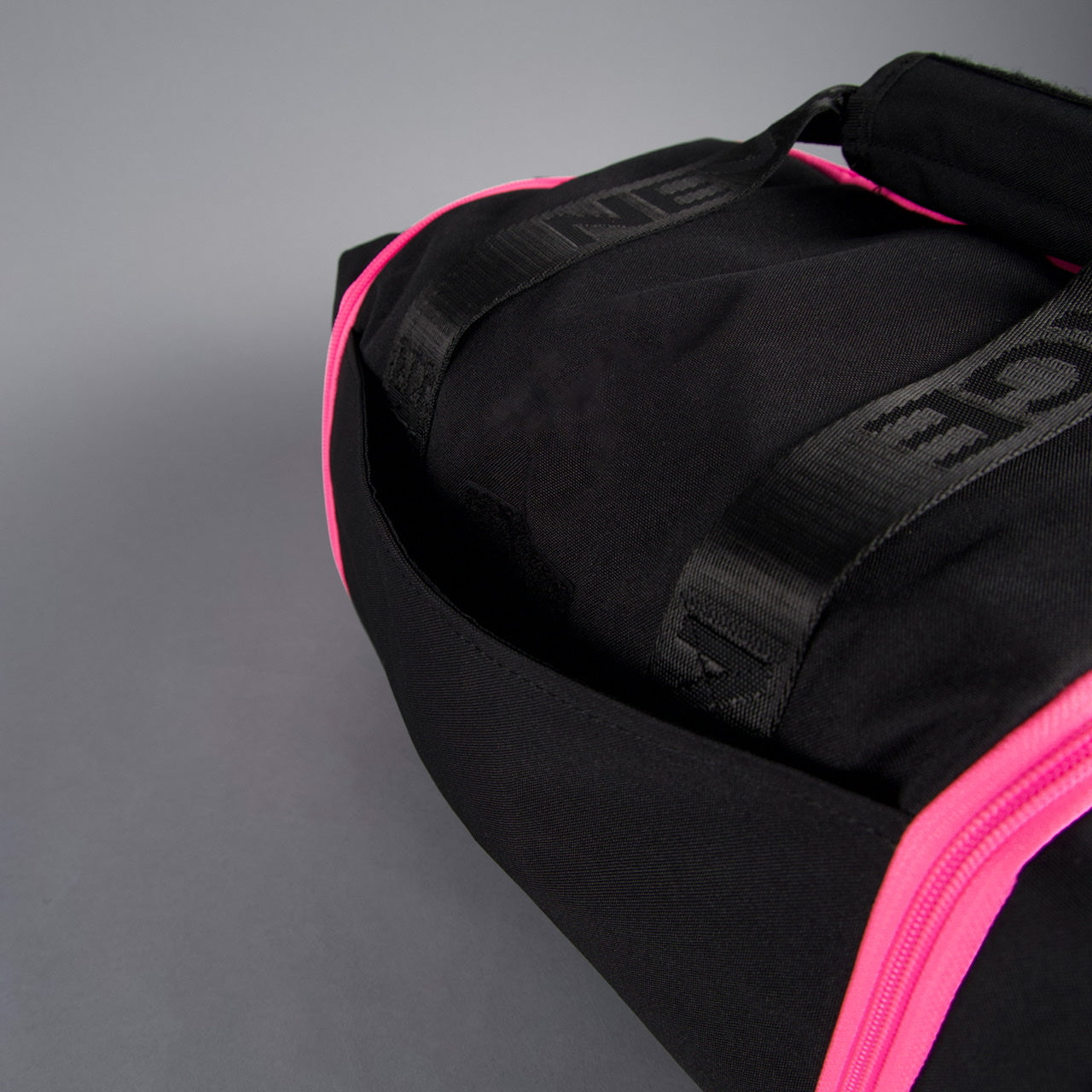 20L Mini Duffle Bag Black Neon Pink