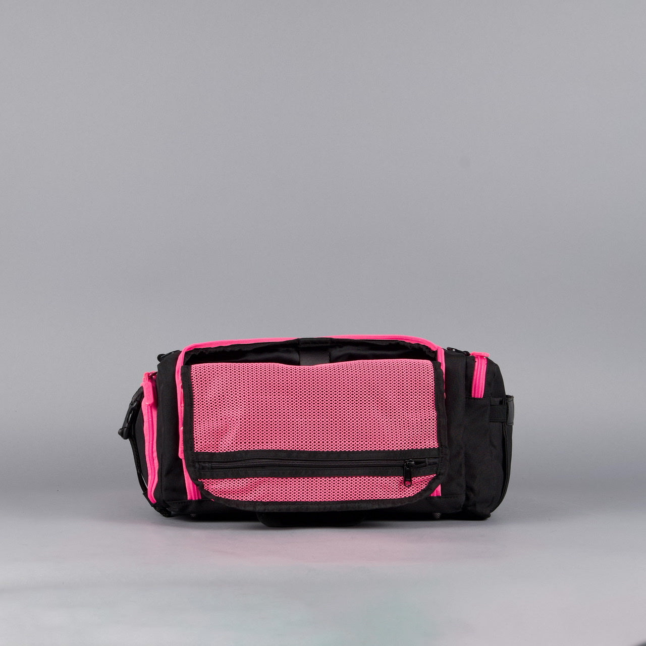 20L Mini Duffle Bag Black Neon Pink