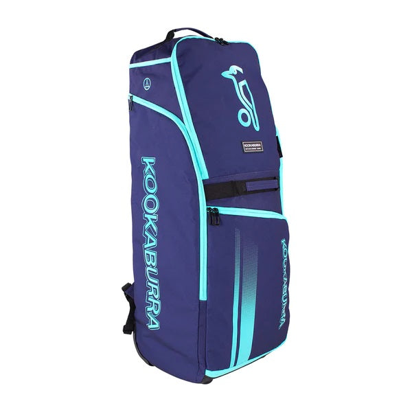 Kookaburra WD4000 Wheelie Duffle Bag 2024 (Blue-Aqua)