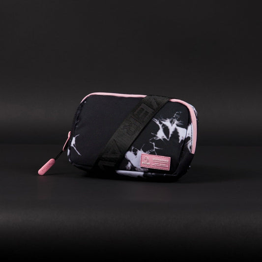 Crossbody Pack Black Lightning Knockout Pink