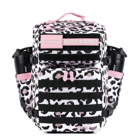 35L Leopard Pink Zip Meal Prep Management