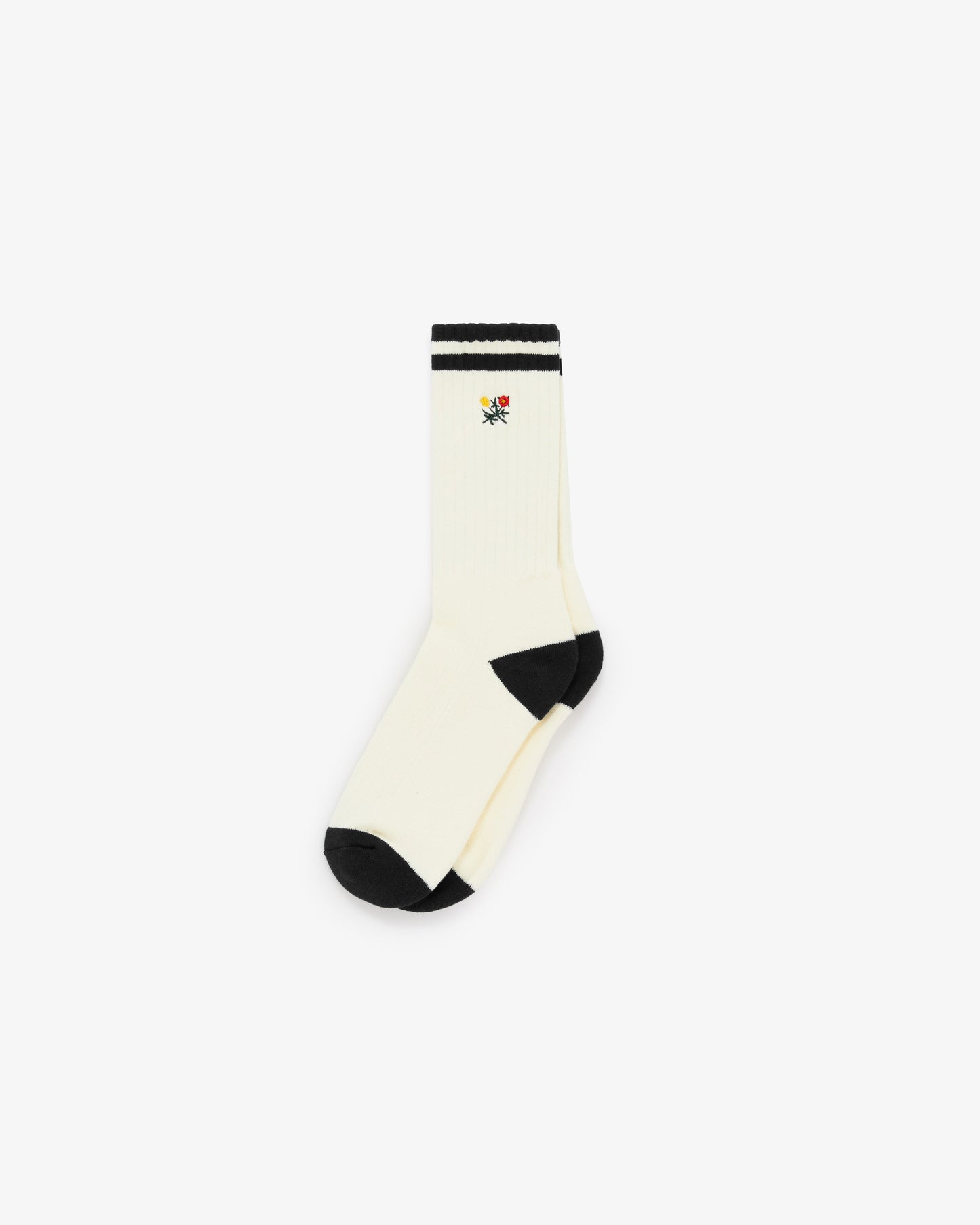 Striped  Crest  Sock