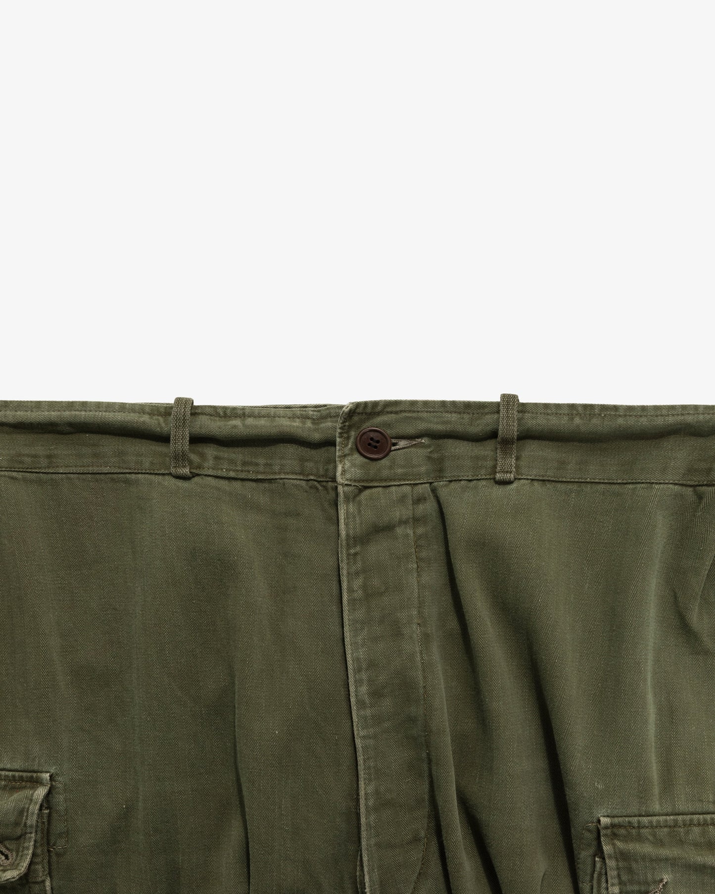 Vintage 1940s WWII HBT Parachute Pilot Pants