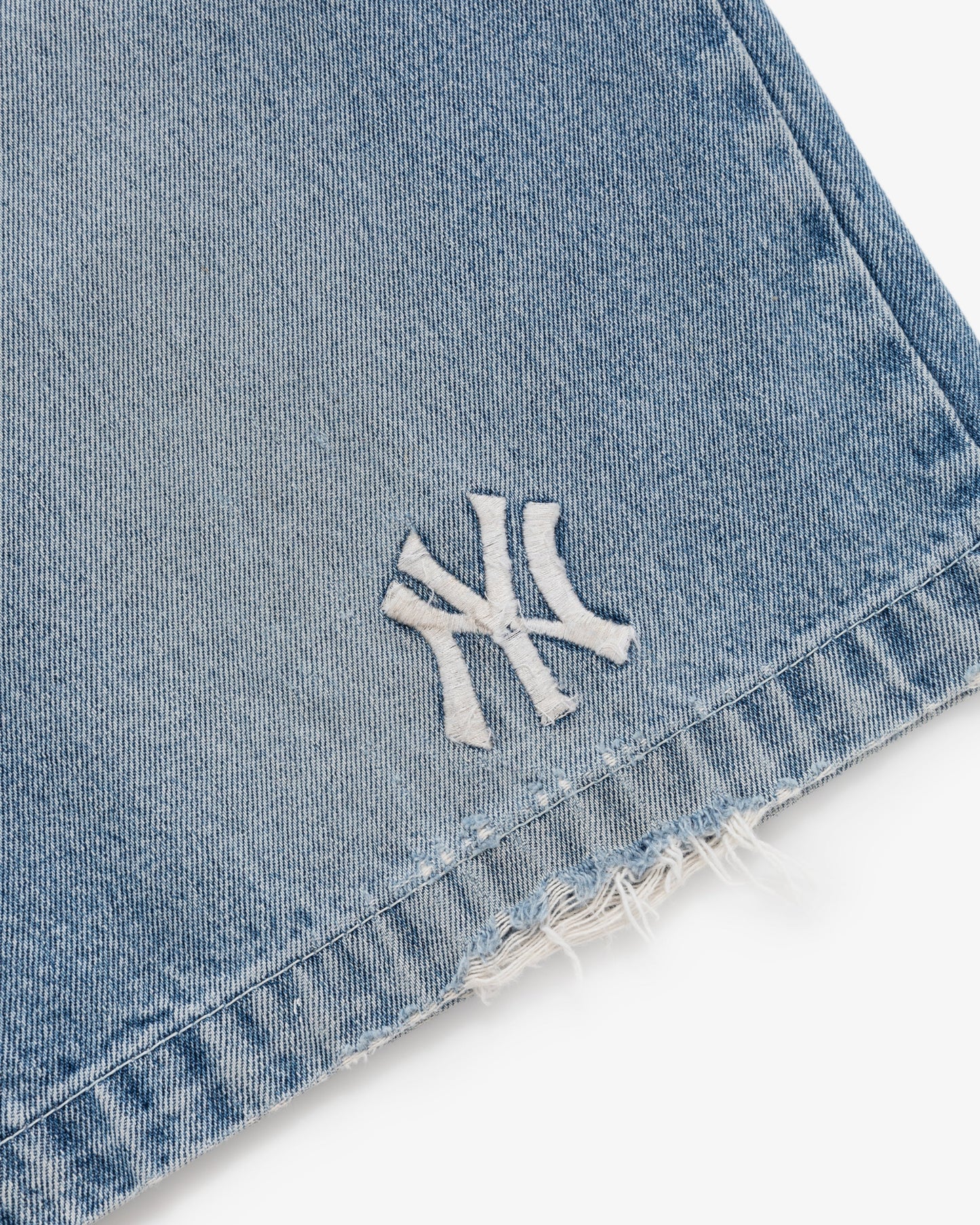 Vintage New York Yankees Denim Carpenter Shorts