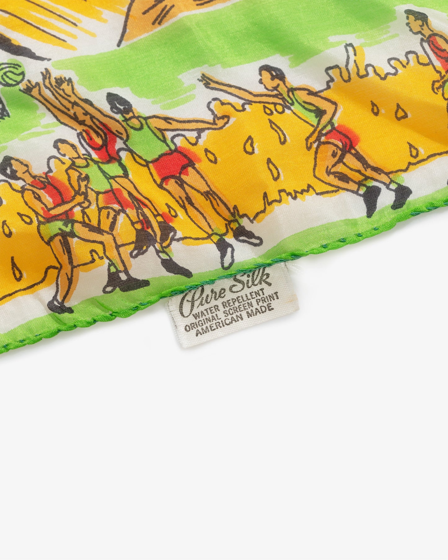 Vintage Basketball Silk Scarf