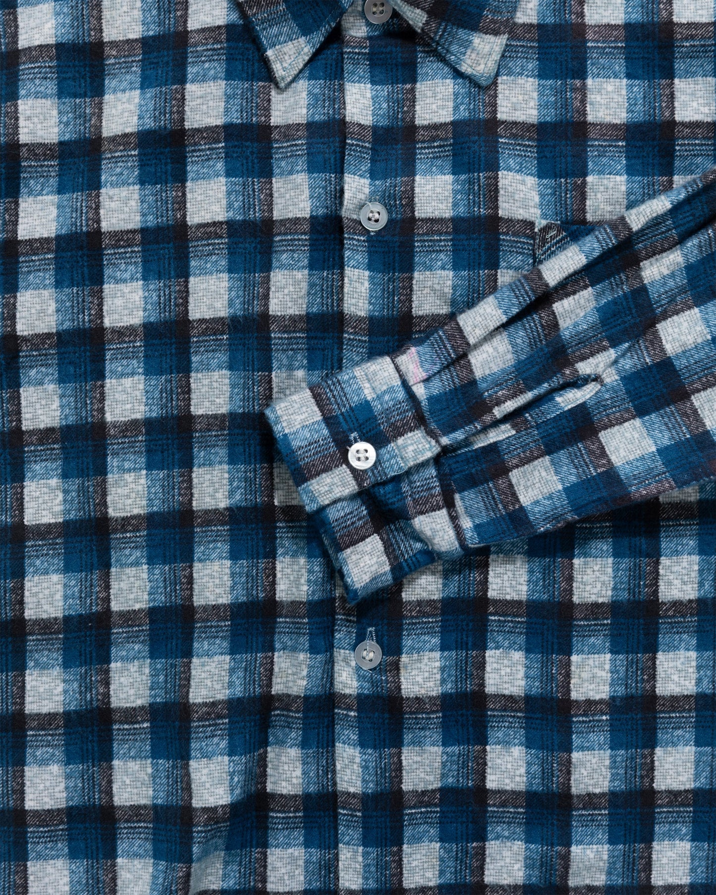 Vintage Kids Blue Plaid Shirt