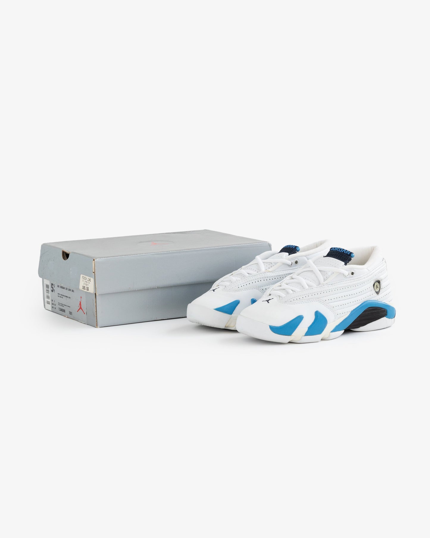 Vintage Kids Air Jordan XIV Low "Columbia Blue"