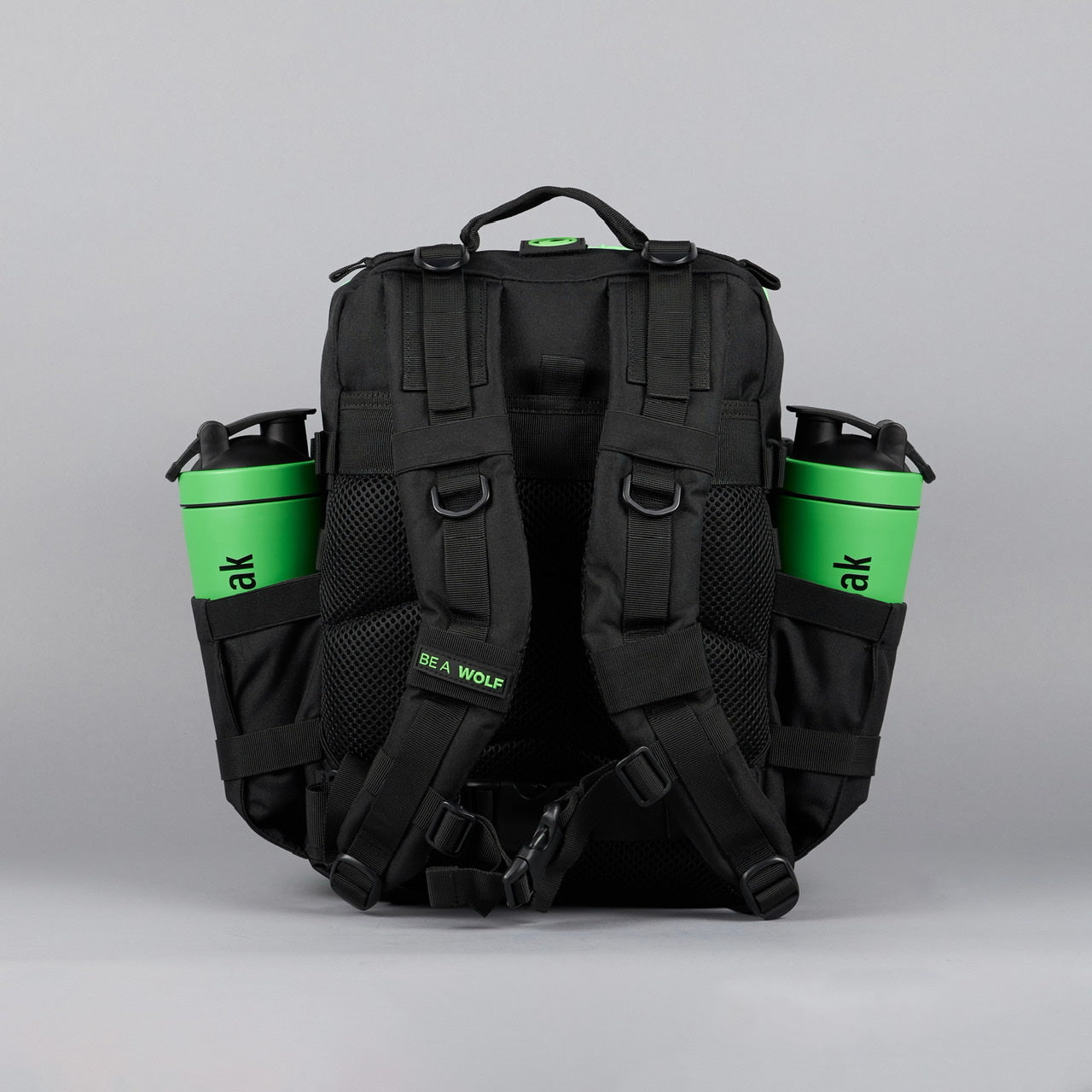 25L Backpack Black Neon Green