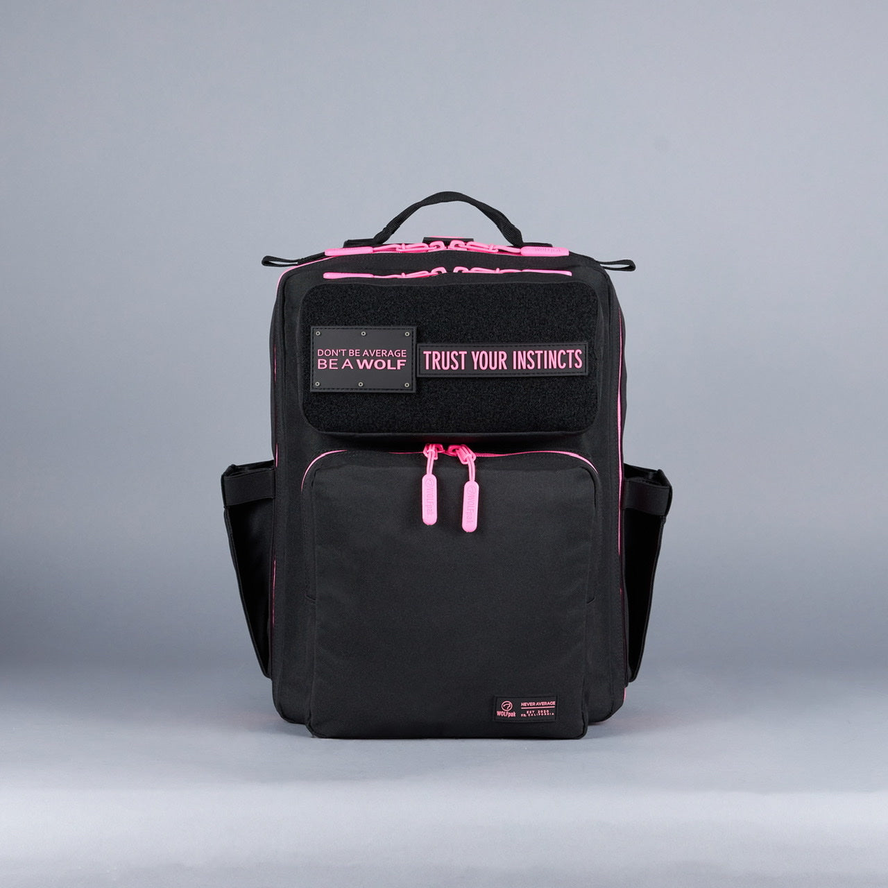 15L Backpack Black Neon Pink