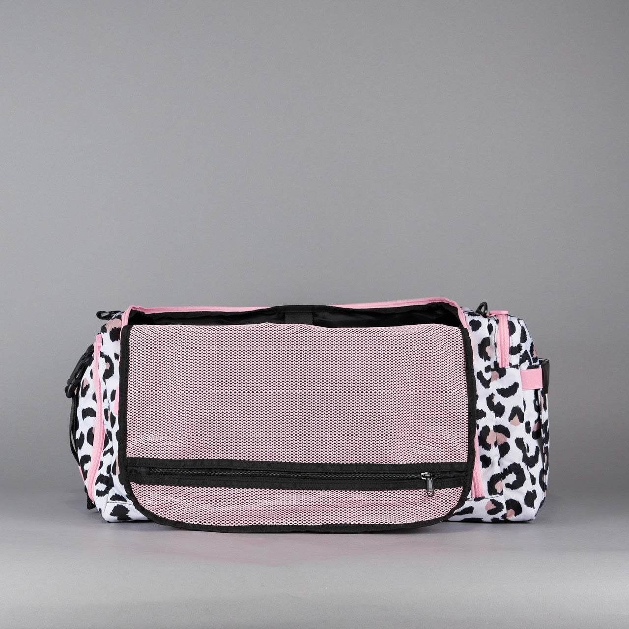 40L Ultimate Duffle Bag Leopard Pink Zip