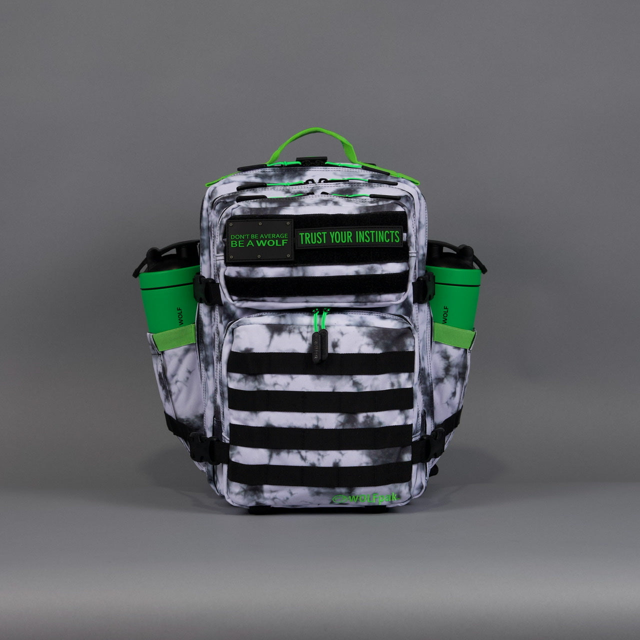 35L Backpack Timber Wolf Graffiti Green