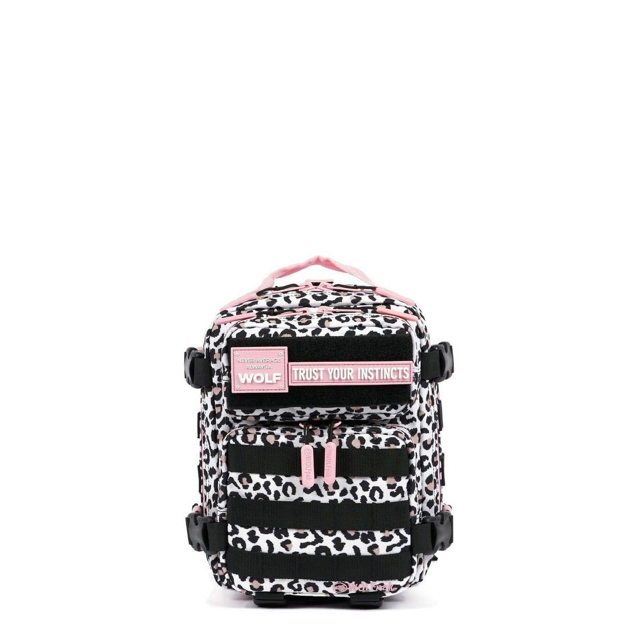 9L Backpack Mini Leopard Pink Zip