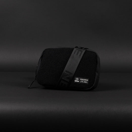 Crossbody Pack Alpha Black Velcro Front