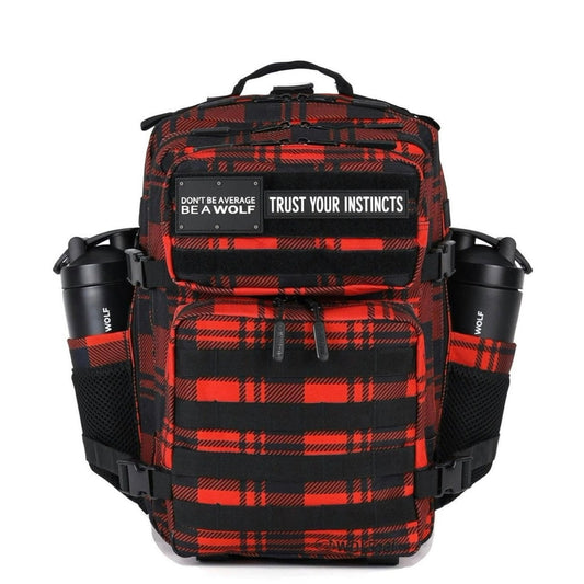 35L Backpack Buffalo Red Plaid