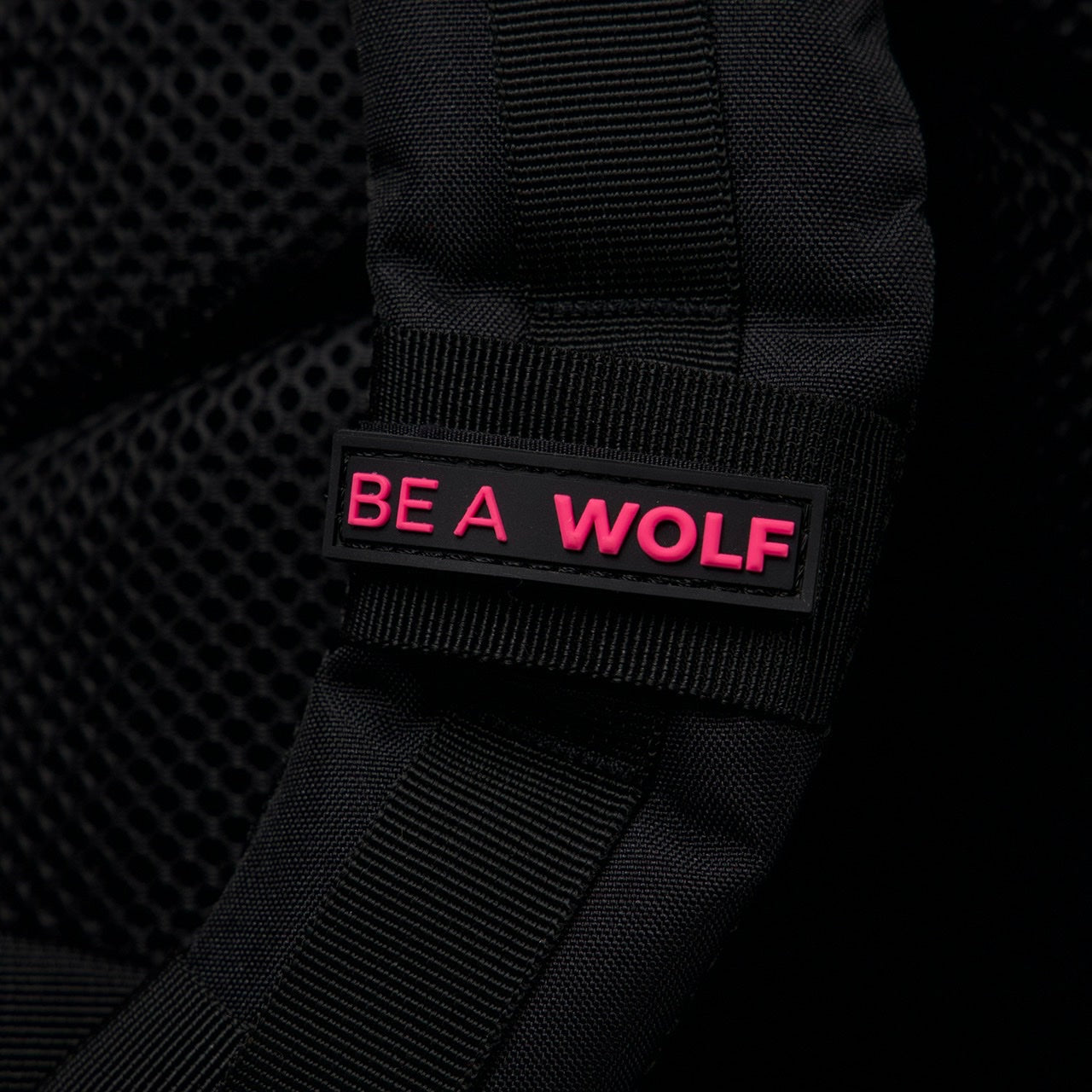 25L Backpack Black Neon Pink