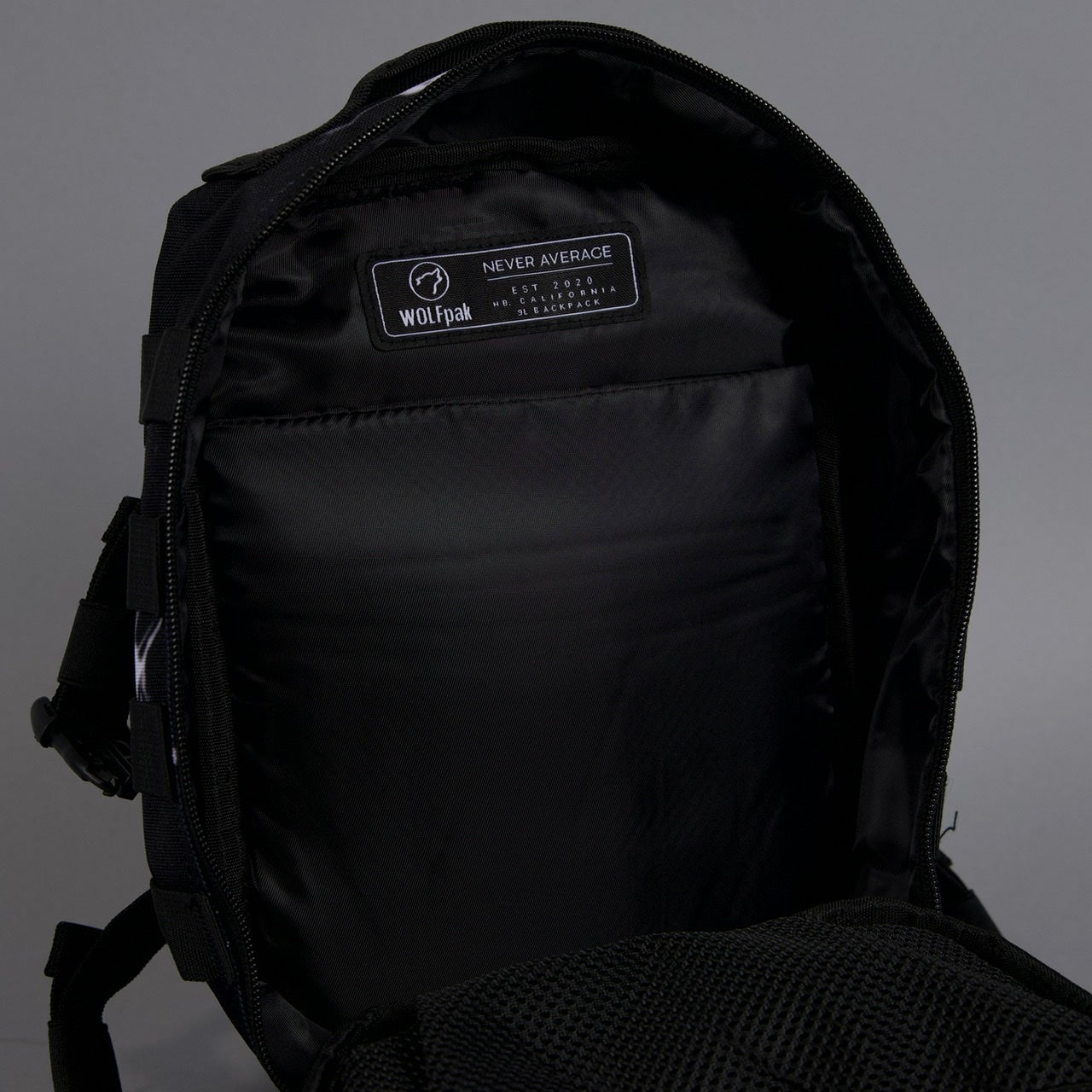 9L Backpack Mini Black Lightning