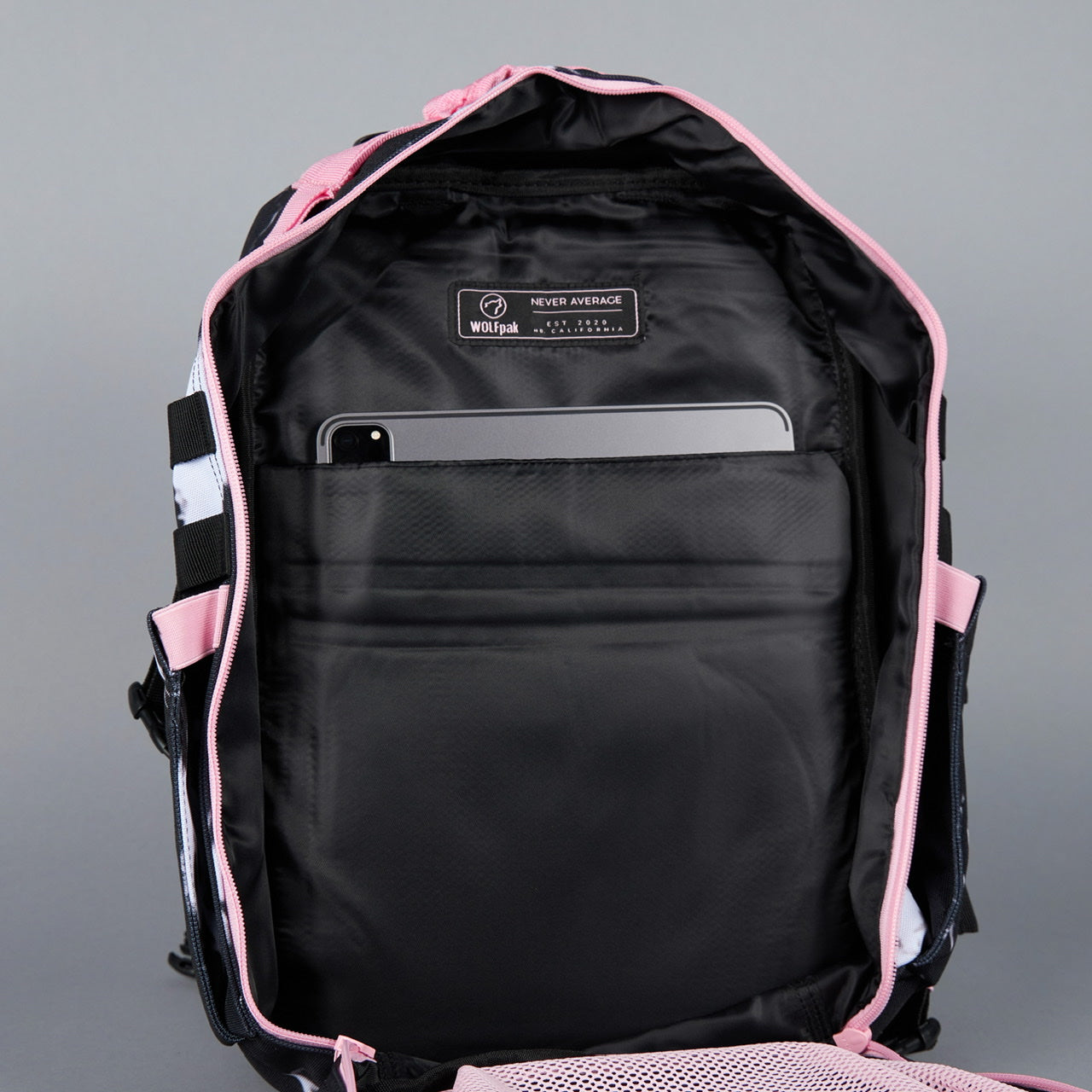 25L Backpack Black Lightning Knockout Pink